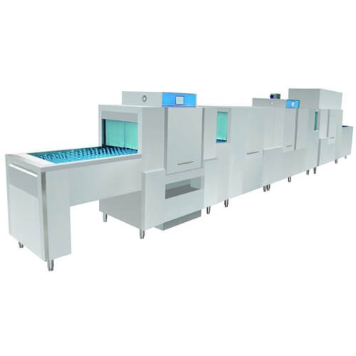 Dishwashing workstation configured for restaurant back-of-house cleaning