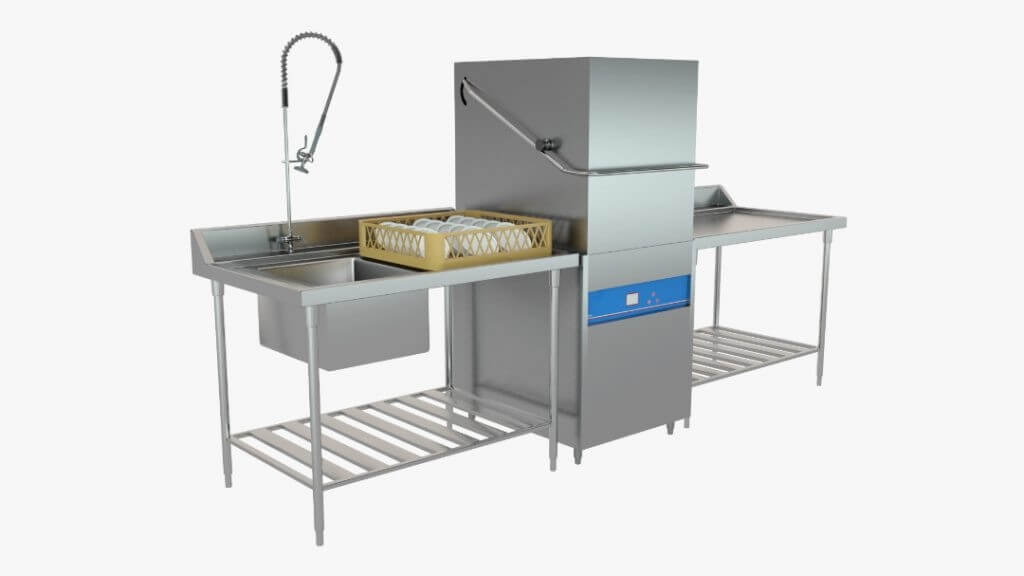 A suitable commercial dishwasher for your kitchen needs.